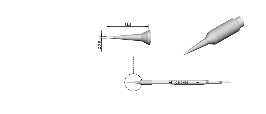 C245036 - Cartridge for T245 handpiece
